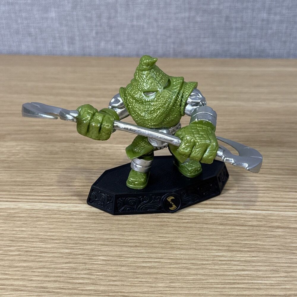 Skylanders Variant Imaginator Villain Sensei Steel Green Plated Hood Sickle